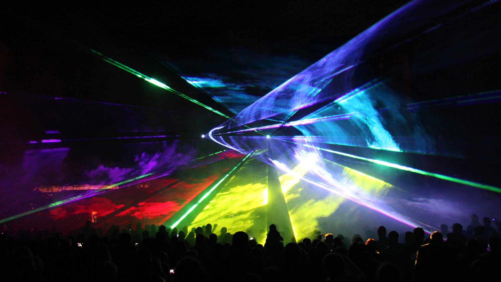 Lasershow Handelscentrum Strausberg 2011